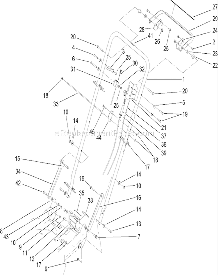 Page L Diagram and Parts List for 22190 270000001-270999999 - 2007 Toro Lawn Mower