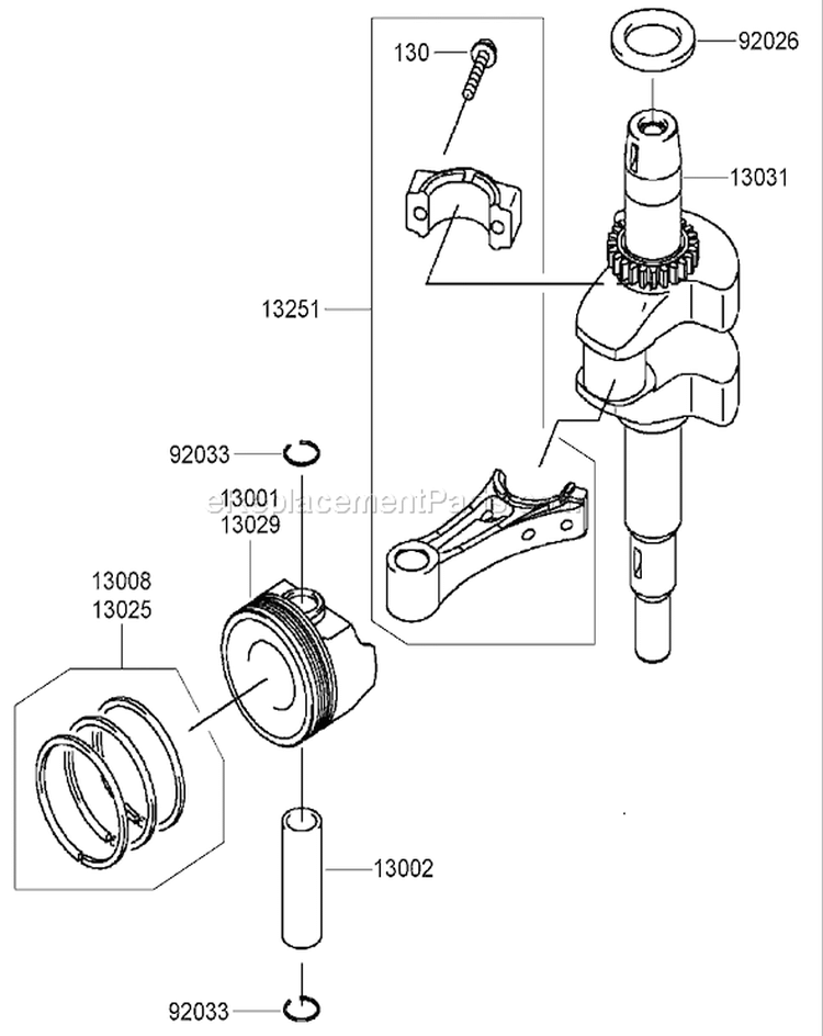 Page P Diagram and Parts List for 22191 280000001-280999999 - 2008 Toro Lawn Mower