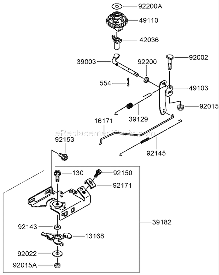 Page D Diagram and Parts List for 22190 270000001-270999999 - 2007 Toro Lawn Mower