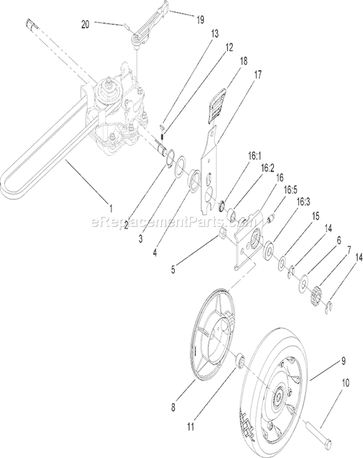 Page Q Diagram and Parts List for 22187 290000001-290999999 - 2009 Toro Lawn Mower