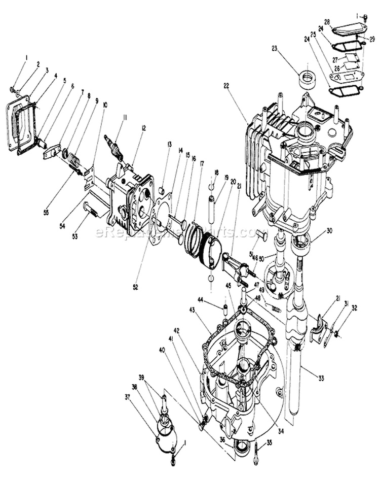 Page C Diagram and Parts List for 22621 9000001-9999999 - 1989 Toro Lawn Mower