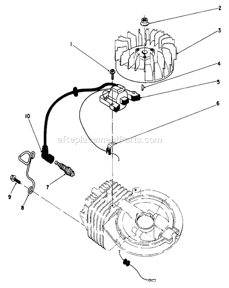 Page C Diagram and Parts List for 22700C 8000001-8999999 - 1988 Toro Lawn Mower