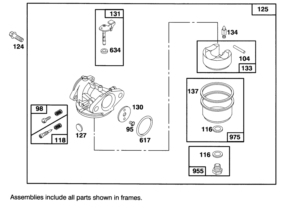 Engine Briggs & Stratton Model 127802-0514-21 Diagram and Parts List for 20806BC 4900001 - 4999999 Toro Lawn Mower