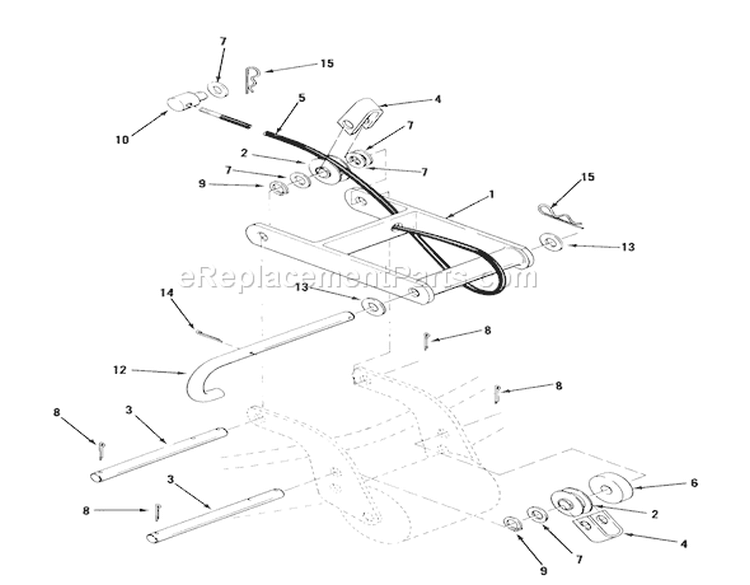 32 & 36 In/81 & 92 Cm Front Mount-8 & 11 Hp Riders Diagram and Parts List for 23-08XP01 1983 Toro Lawn Tractor