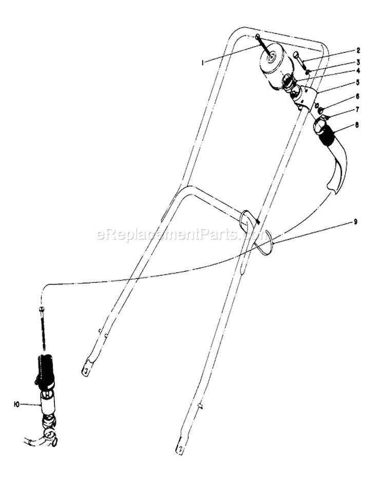 Remote Air Cleaner Kit Diagram and Parts List for 23158 2000001-2999999 - 1982 Toro Lawn Mower