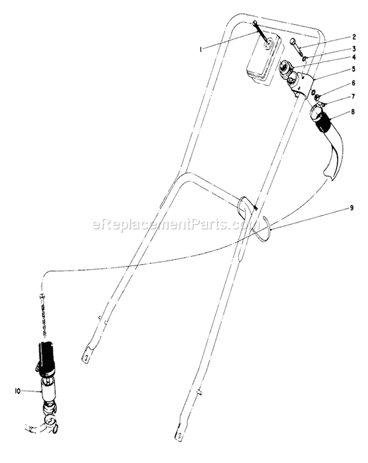 Remote Air Cleaner Kit Diagram and Parts List for 23177 7000001-7999999 - 1977 Toro Lawn Mower