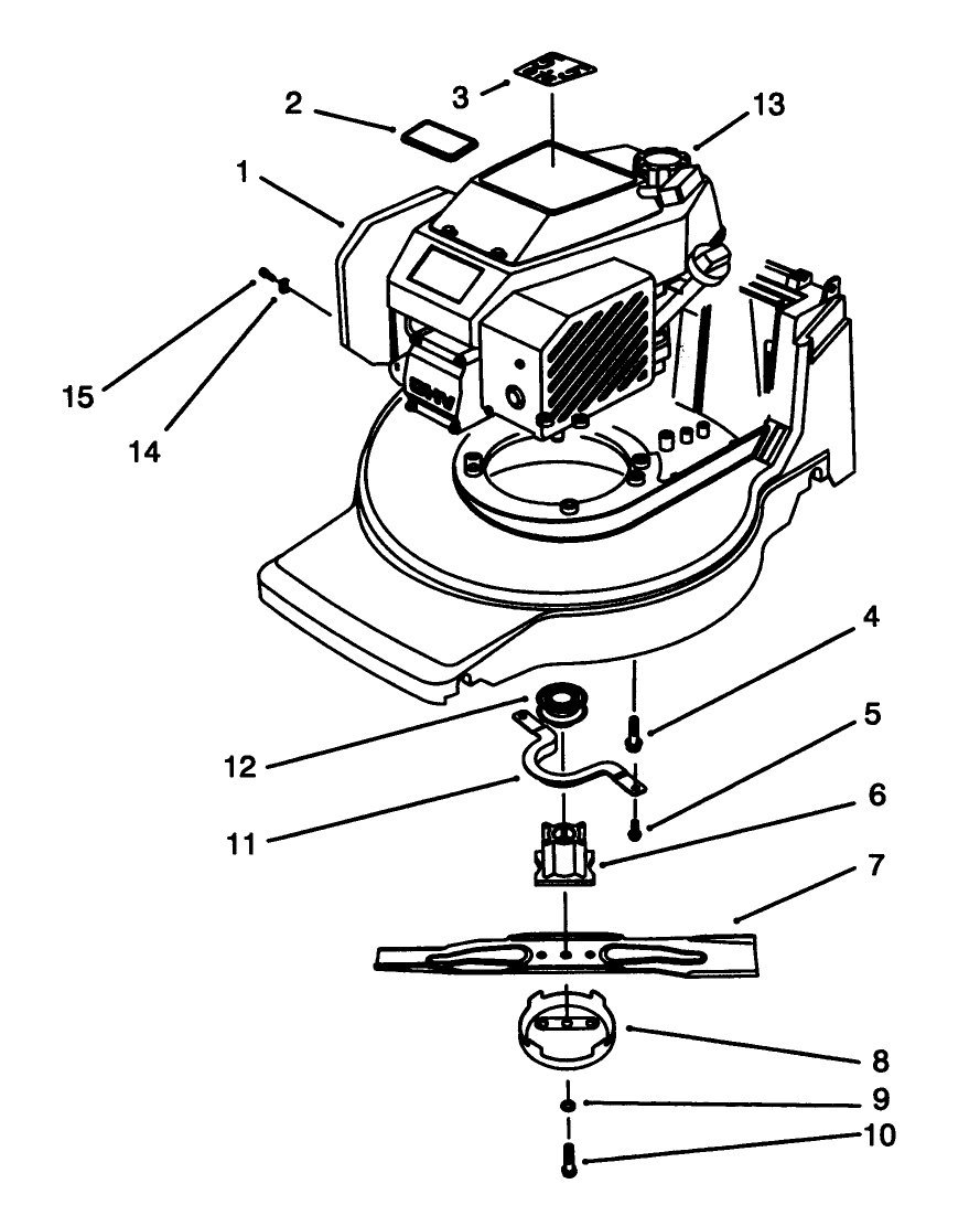 Engine Assembly Diagram and Parts List for 20922B 39000001 - 39999999 Toro Lawn Mower
