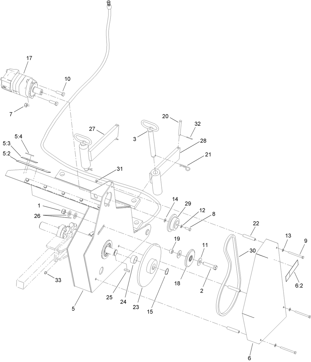 Frame Assembly Diagram and Parts List for 25411 400000000 - 999999999 Toro Lawn Tractor Accessories
