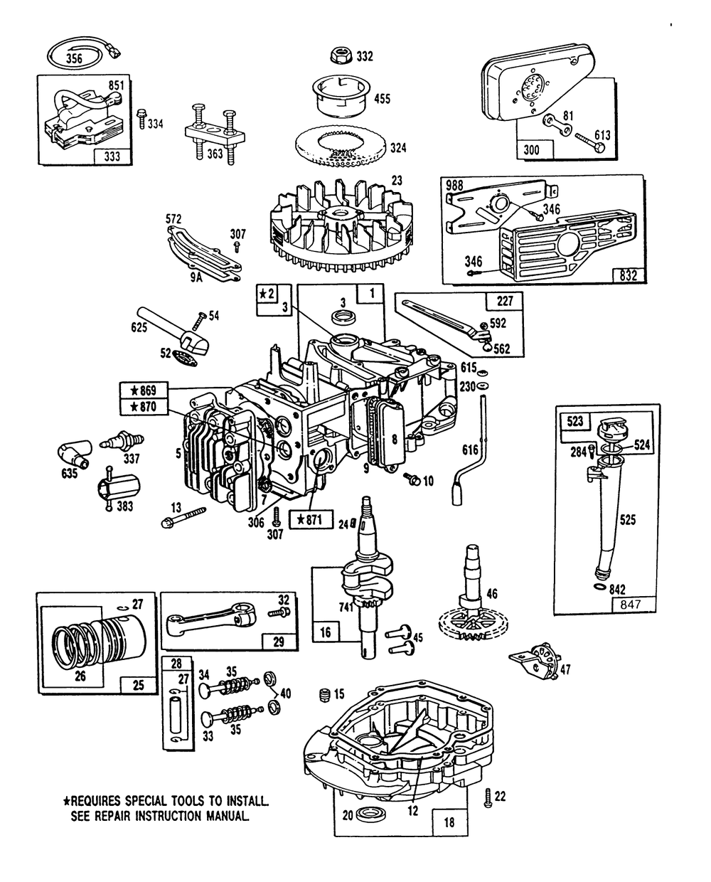 Engine Model No. 124702-0136-01 Diagram and Parts List for 26562 0000001 - 0999999 Toro Lawn Mower