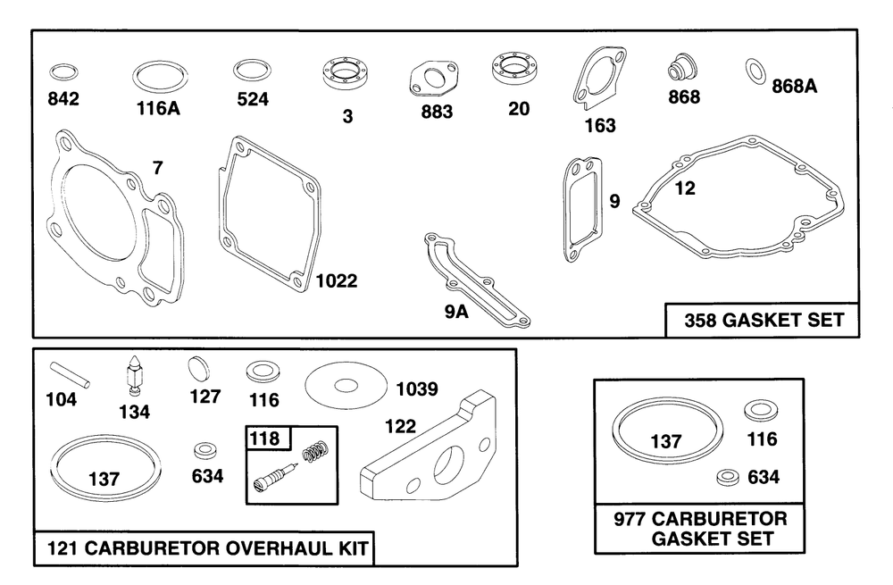 Engine Gts 150 Diagram and Parts List for 22151 5900001 - 5999999 Toro Lawn Mower