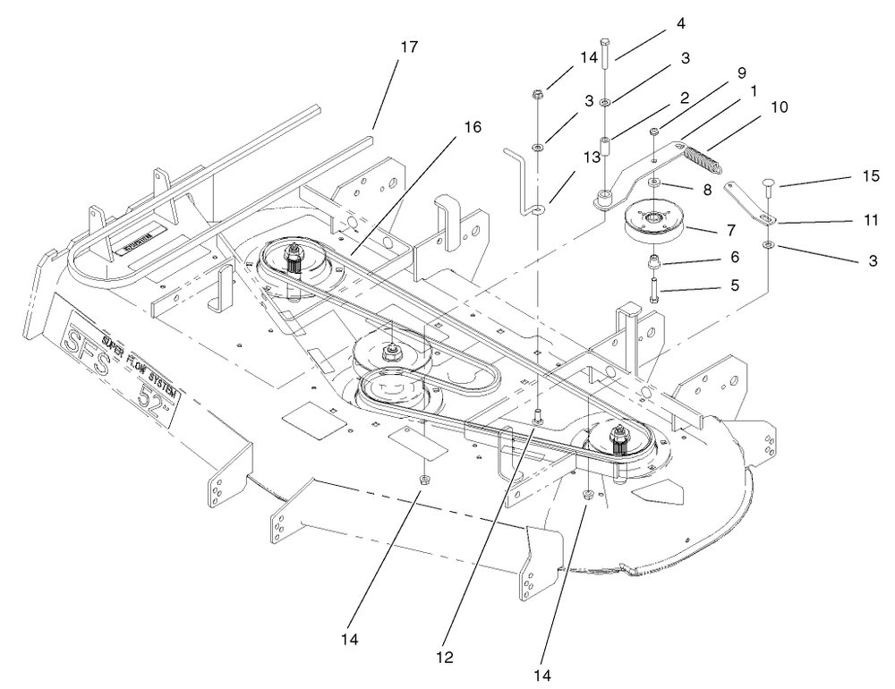 Oil Pan/Lubrication Diagram and Parts List for 74182 (890001-890183)(1998) Toro Lawn Tractor
