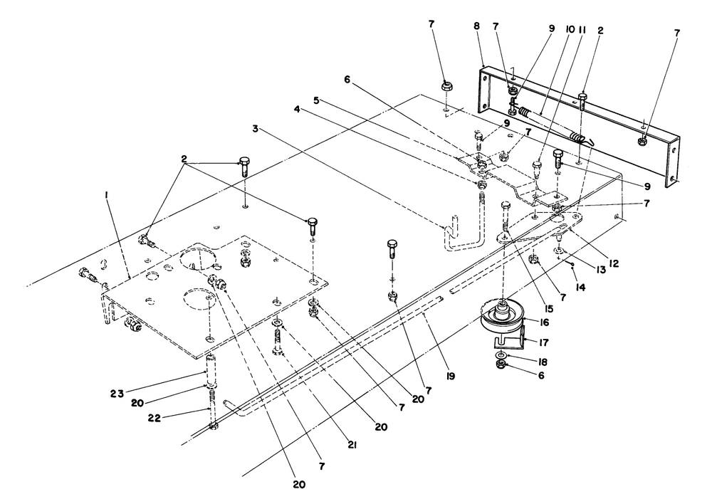 Traction Assembly Diagram and Parts List for 56155 5000001 - 5999999 Toro Lawn Tractor