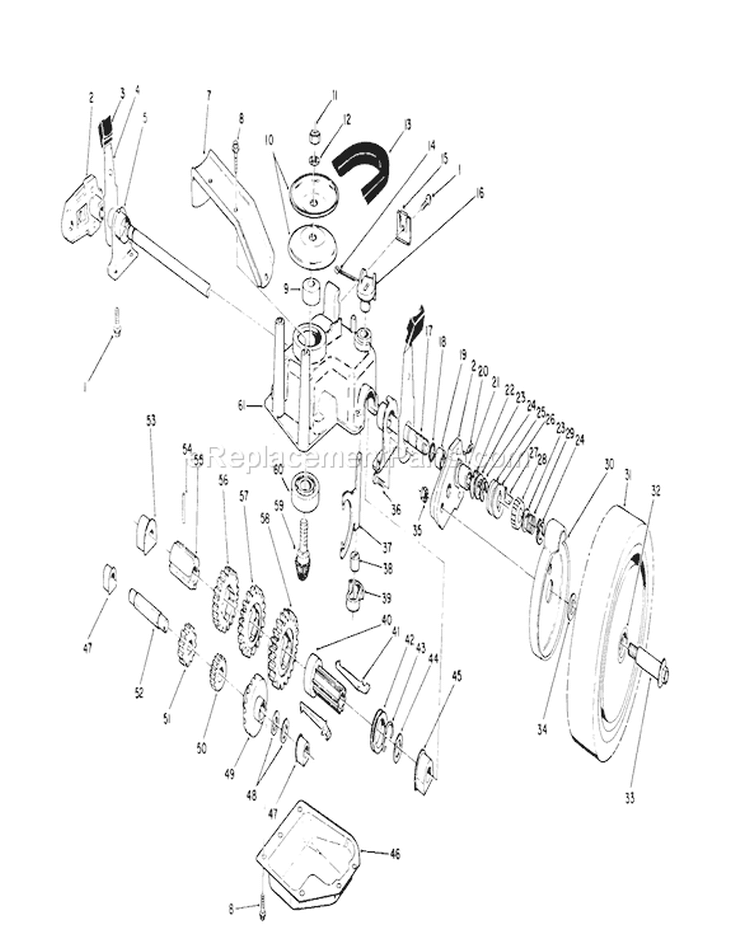 Page H Diagram and Parts List for 26620BG 0009001-0999999 - 1990 Toro Lawn Mower