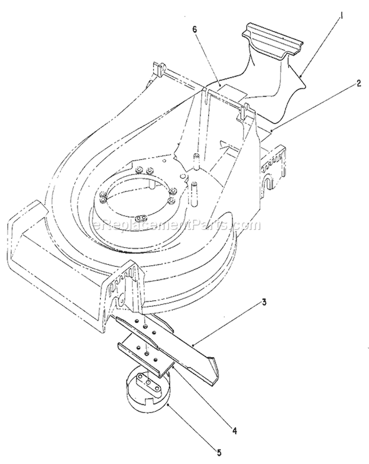 Mulching Kit Model No. 59181 Diagram and Parts List for 26620B 2000001-2999999 - 1992 Toro Lawn Mower