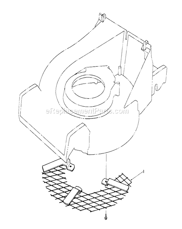Leaf Shredder Diagram and Parts List for 26623 0000001-0999999 - 1990 Toro Lawn Mower