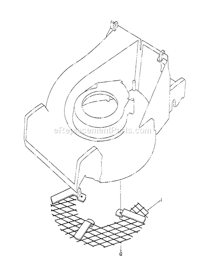 Leaf Shredder Diagram and Parts List for 26623 0000001-0999999 - 1991 Toro Lawn Mower