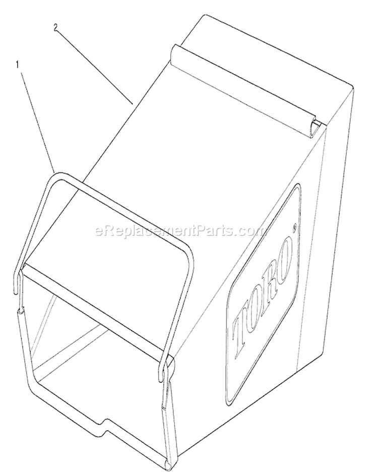 Page I Diagram and Parts List for 26625B 1000001-1999999 - 1991 Toro Lawn Mower