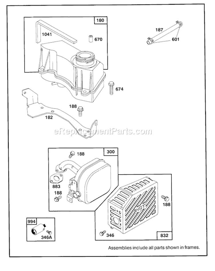 Page H Diagram and Parts List for 26631BC 5900001-5999999 - 1995 Toro Lawn Mower