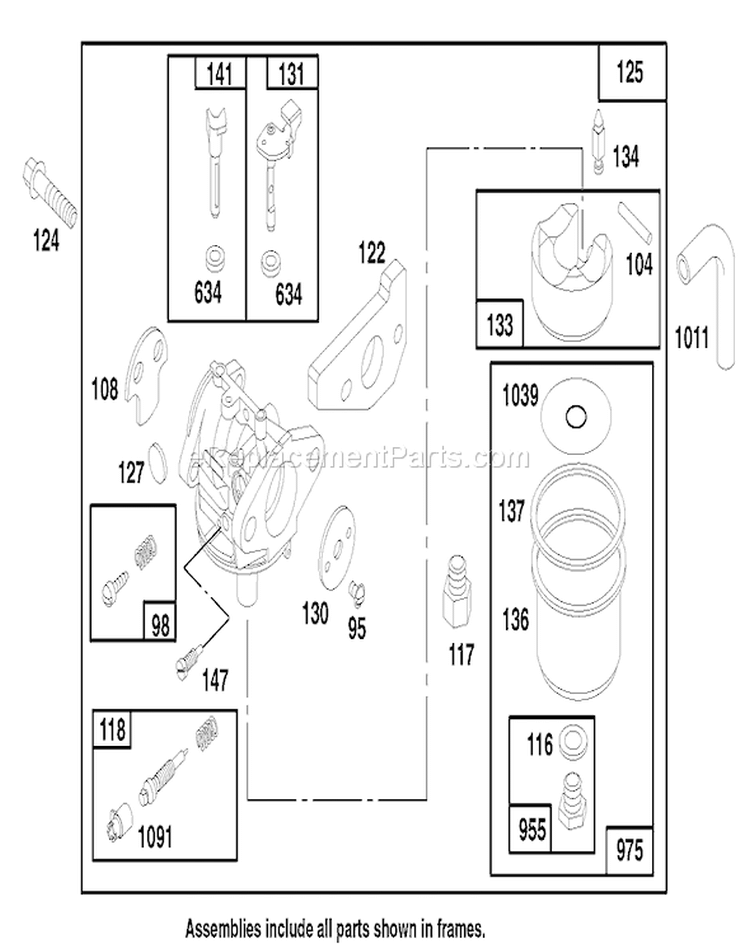 Page H Diagram and Parts List for 26633B 6900001-6999999 - 1996 Toro Lawn Mower