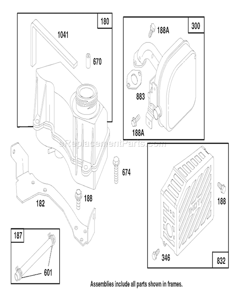 Page K Diagram and Parts List for 26633 7900001-7999999 - 1997 Toro Lawn Mower