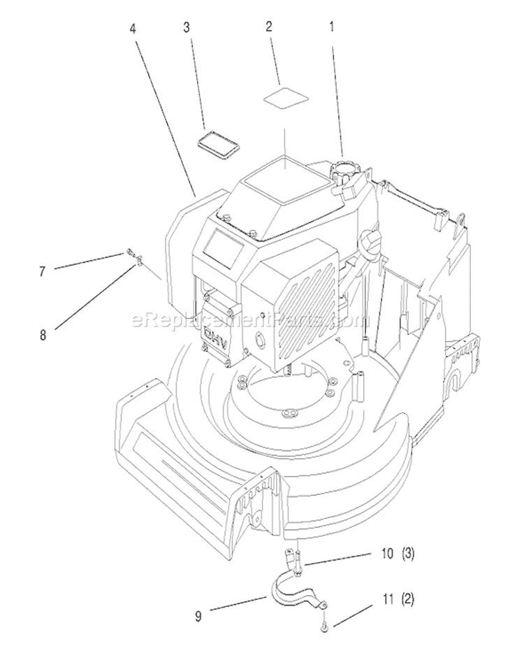 Gts 150 Engine Assembly Diagram and Parts List for 26633 7900001-7999999 - 1997 Toro Lawn Mower