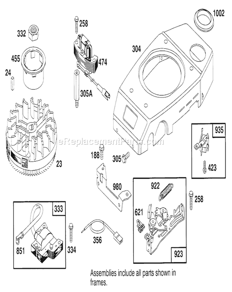Page G Diagram and Parts List for 26635BC 5900001-5999999 - 1995 Toro Lawn Mower