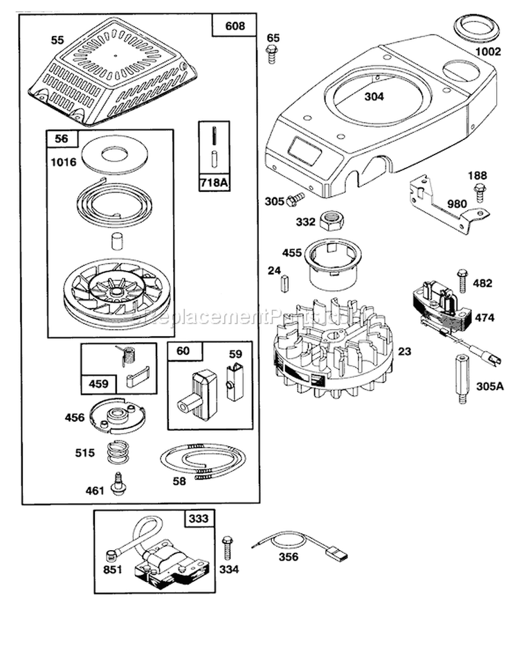 Page D Diagram and Parts List for 26635BG 3900001-3999999 - 1993 Toro Lawn Mower