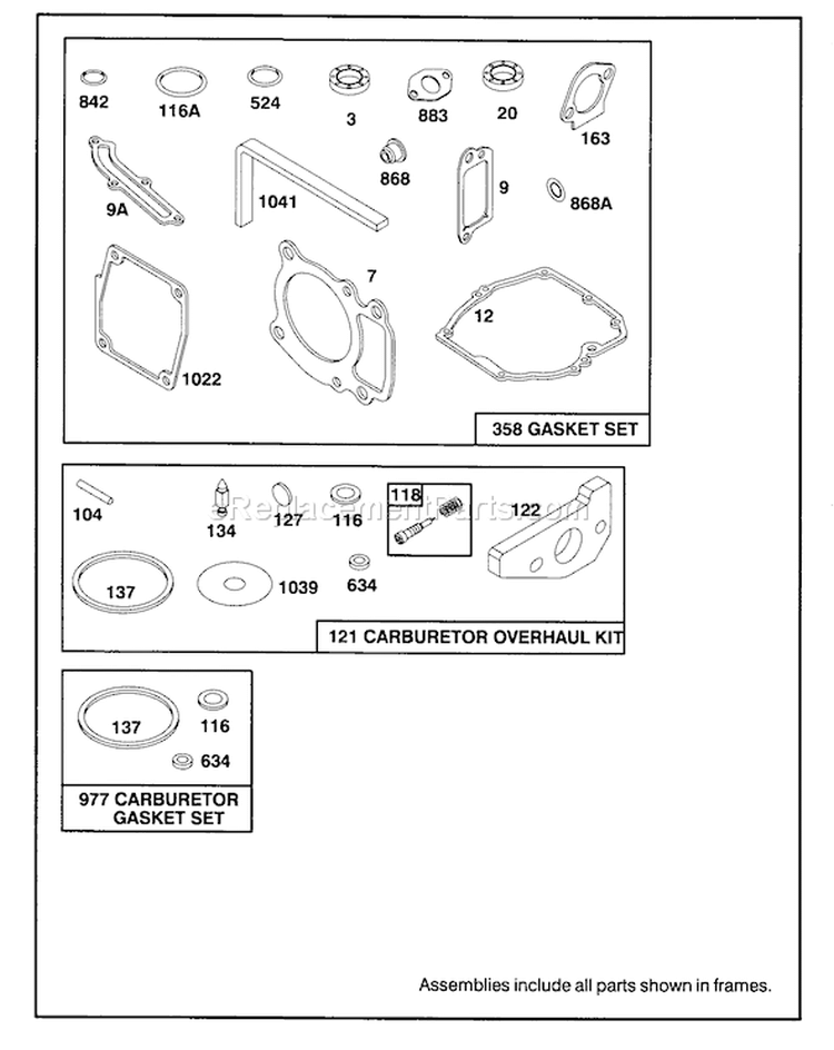 Page F Diagram and Parts List for 26635B 4900001-4999999 - 1994 Toro Lawn Mower
