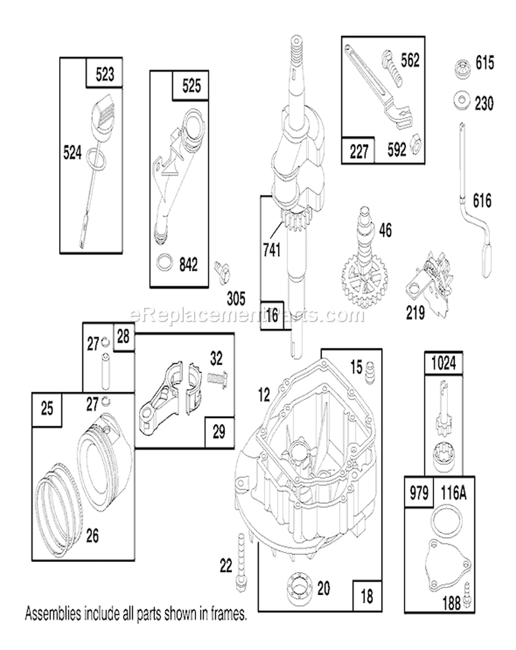 Page C Diagram and Parts List for 26636 7900001-7999999 - 1997 Toro Lawn Mower