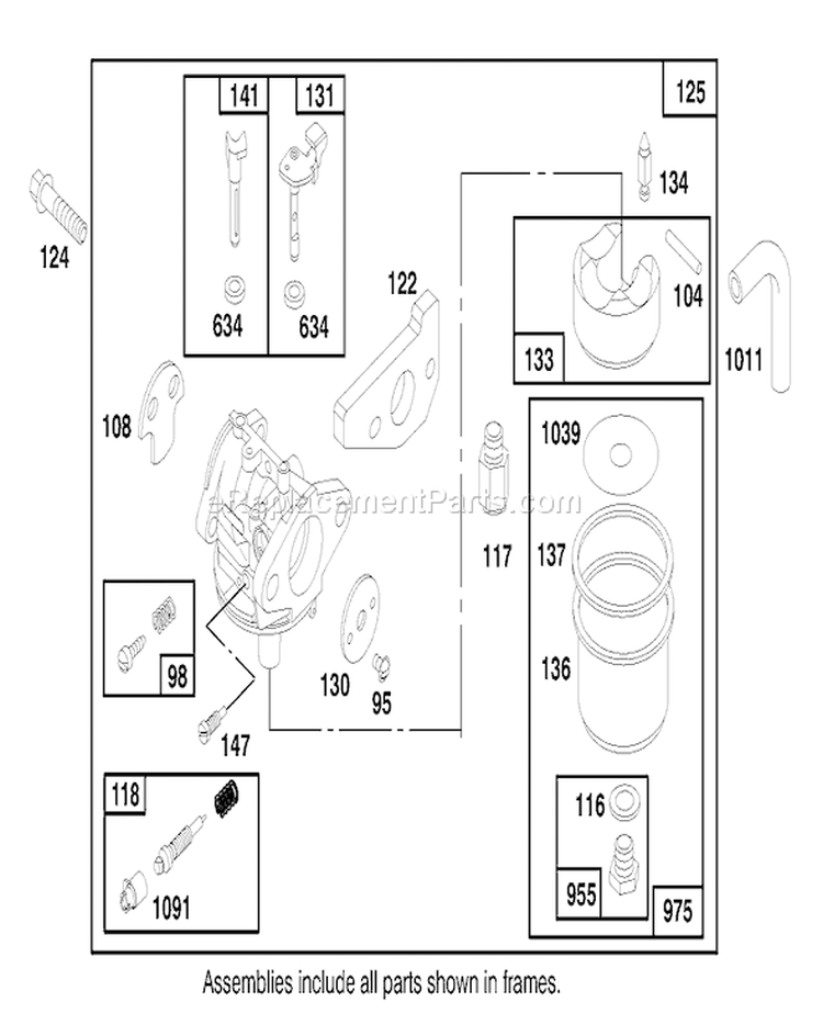 Page D Diagram and Parts List for 26636 7900001-7999999 - 1997 Toro Lawn Mower