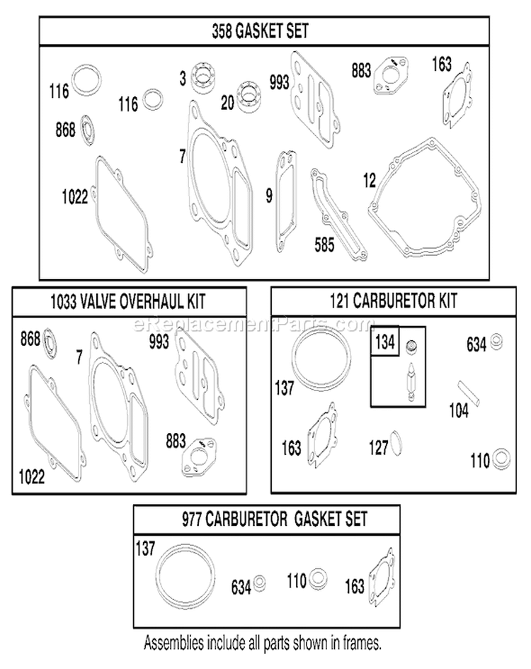Page L Diagram and Parts List for 26637 8900001-8999999 - 1998 Toro Lawn Mower