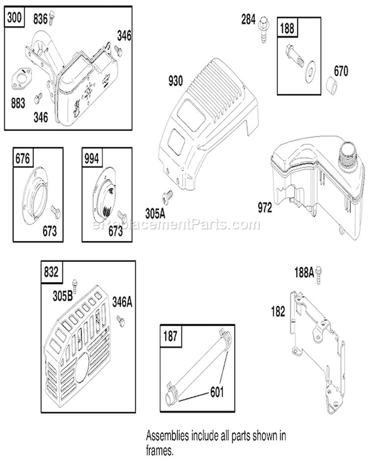 Page G Diagram and Parts List for 26639 8900001-8999999 - 1998 Toro Lawn Mower