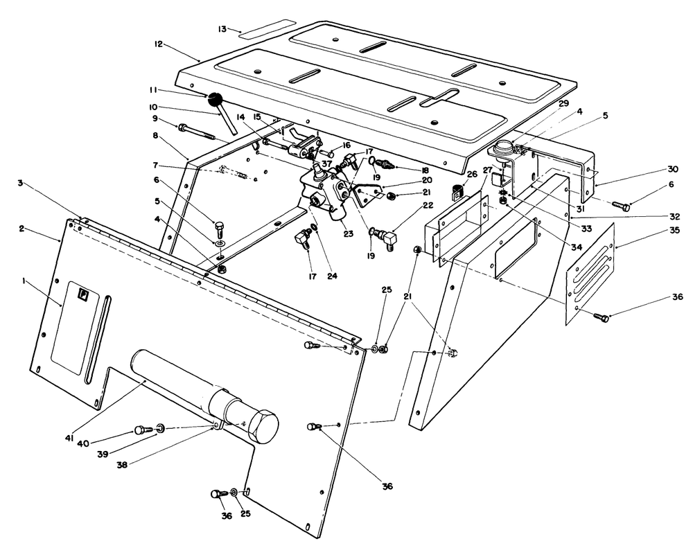 Seat Support Assembly Diagram and Parts List for 30718 2000001 - 2999999 Toro Lawn Tractor
