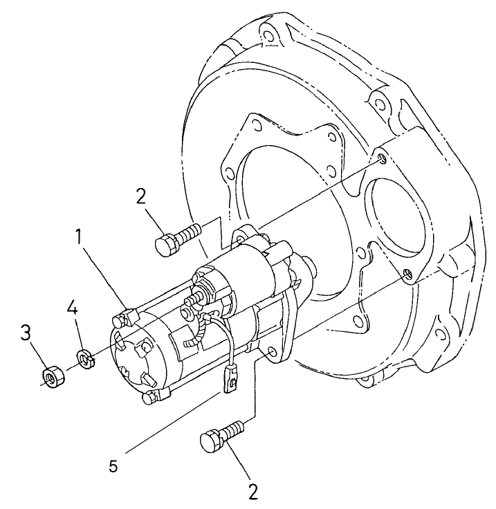 Starter Assembly Diagram and Parts List for 22303 990001 - 999999 Toro Lawn Tractor Accessories