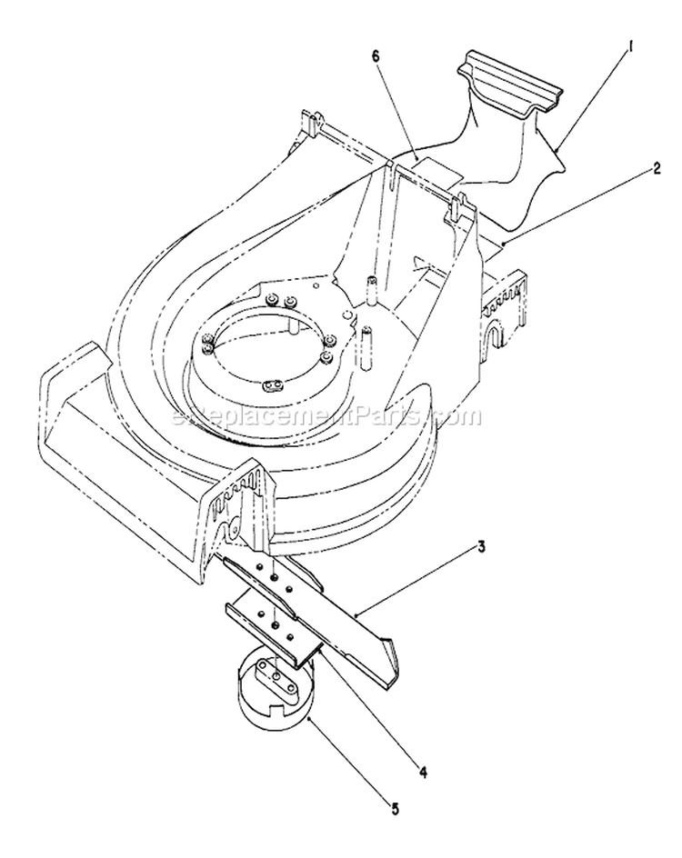 Mulching Kit Diagram and Parts List for 27500 2000001-2999999 - 1992 Toro Lawn Mower