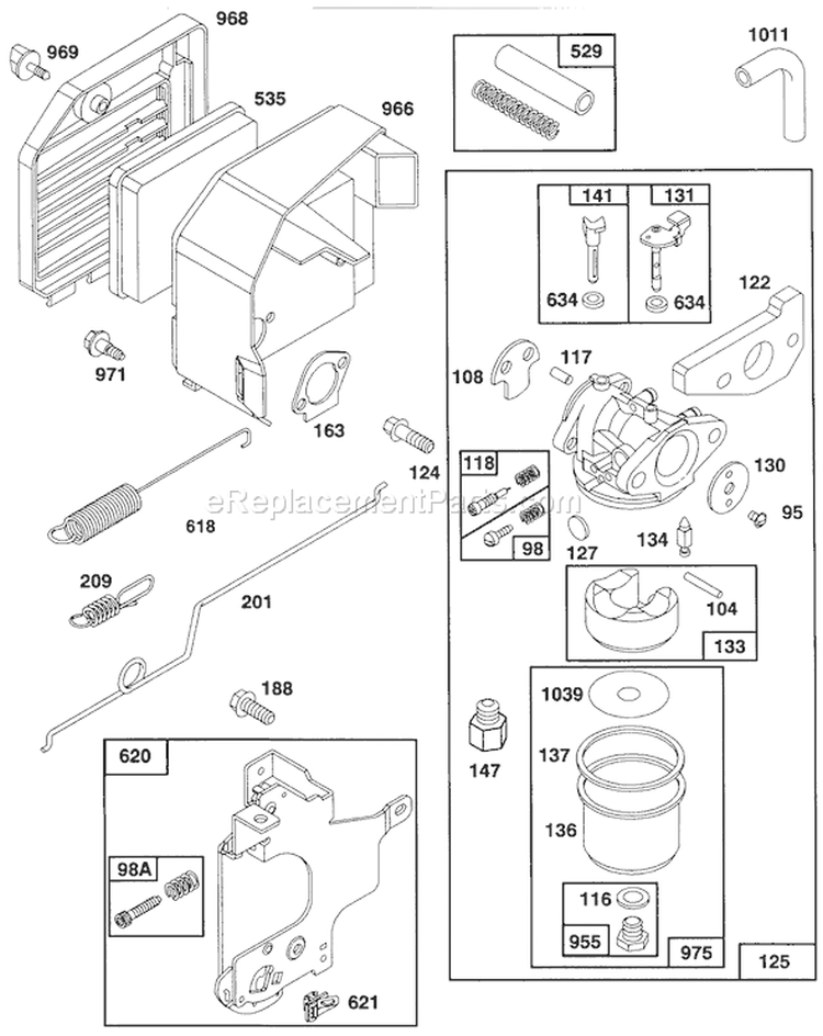 Page D Diagram and Parts List for 27502 1000001-1999999 - 1991 Toro Lawn Mower