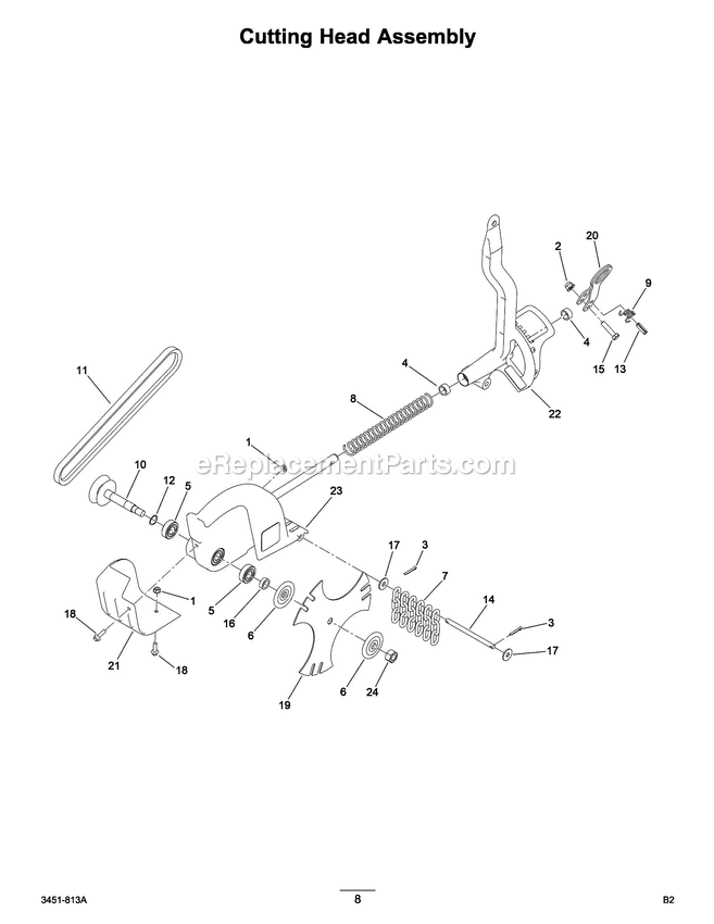Page 3 Diagram and Parts List for 58610-37390  Toro Lawn Mower