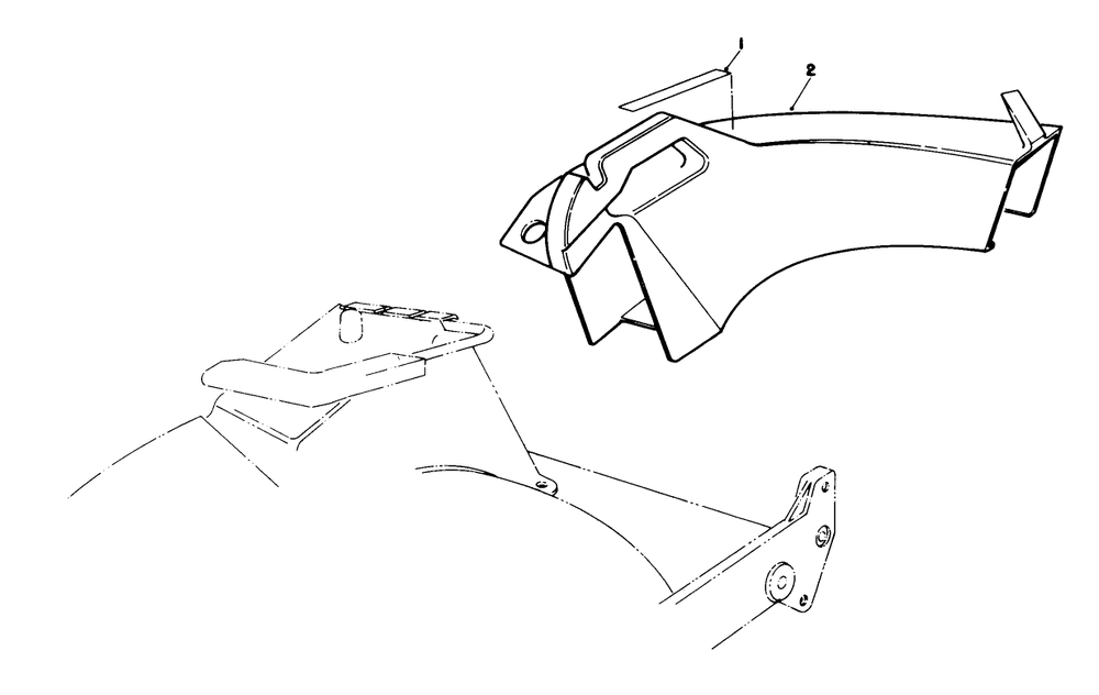 Side Discharge Chute Model No 59168 (Optional) Diagram and Parts List for 20561 0000001 - 0999999 Toro Lawn Mower