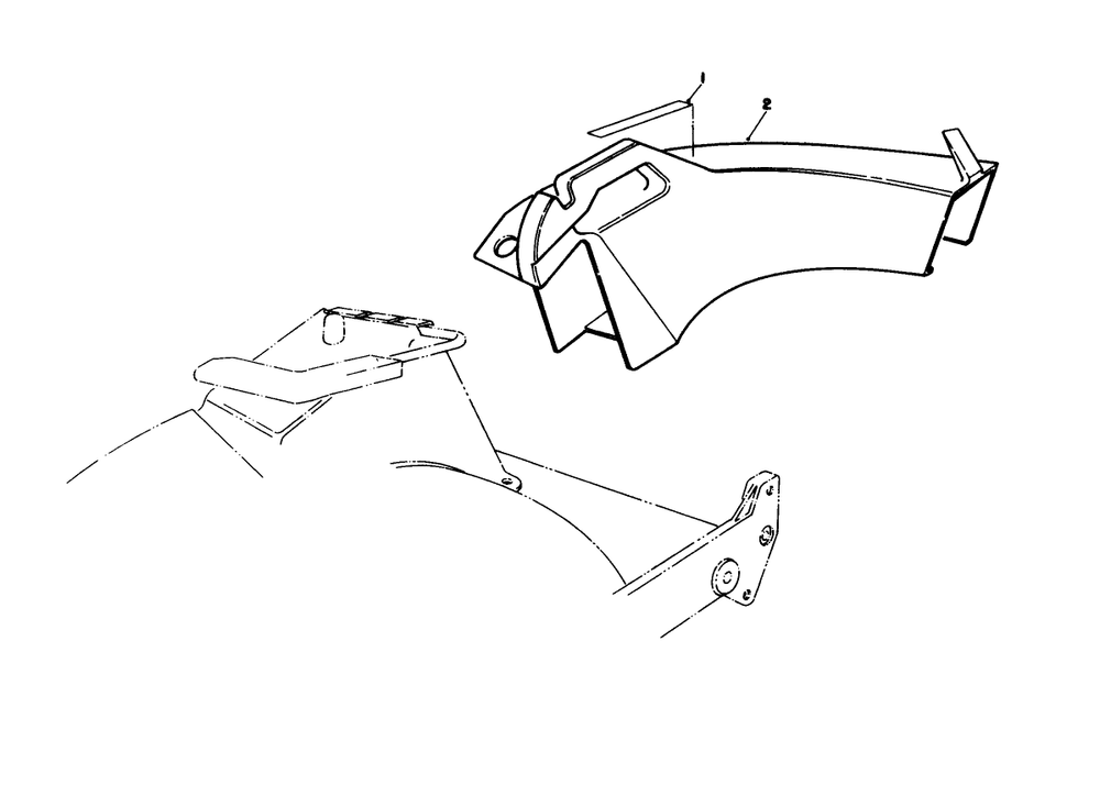 Side Discharge Chute Model No 59168 (Optional) Diagram and Parts List for 20103 1000001 - 1999999 Toro Lawn Mower