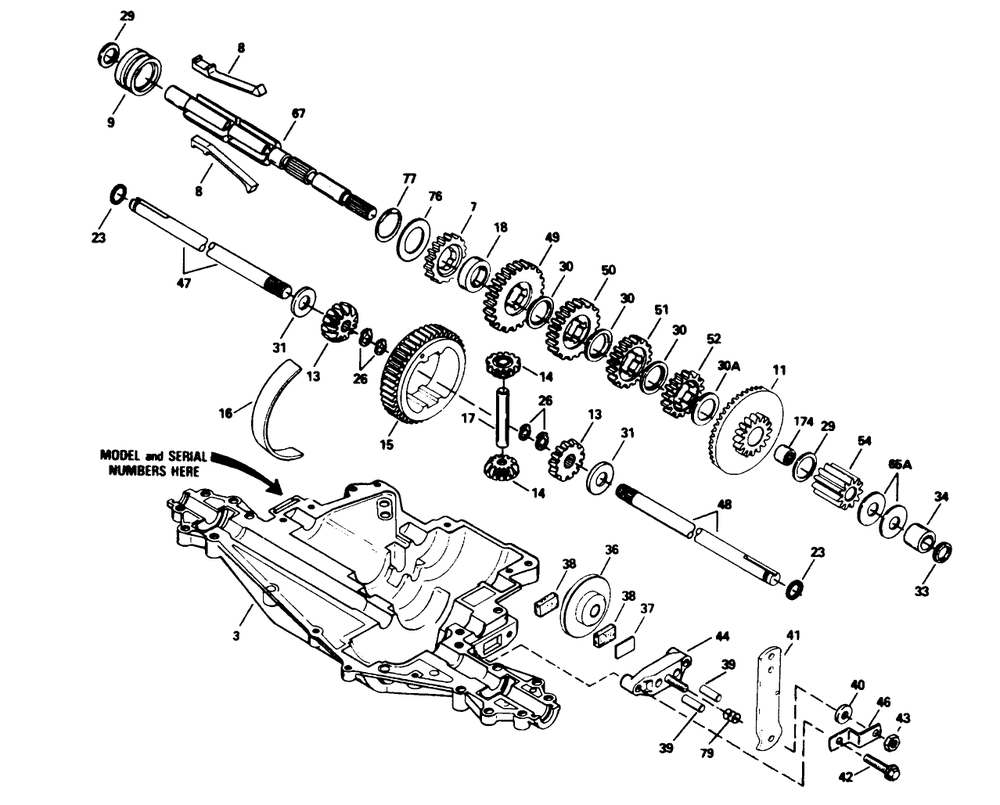 Peerless Transaxle Model No. 915-020 (Cont.) Diagram and Parts List for 71202 4900001 - 4999999 Toro Lawn Tractor