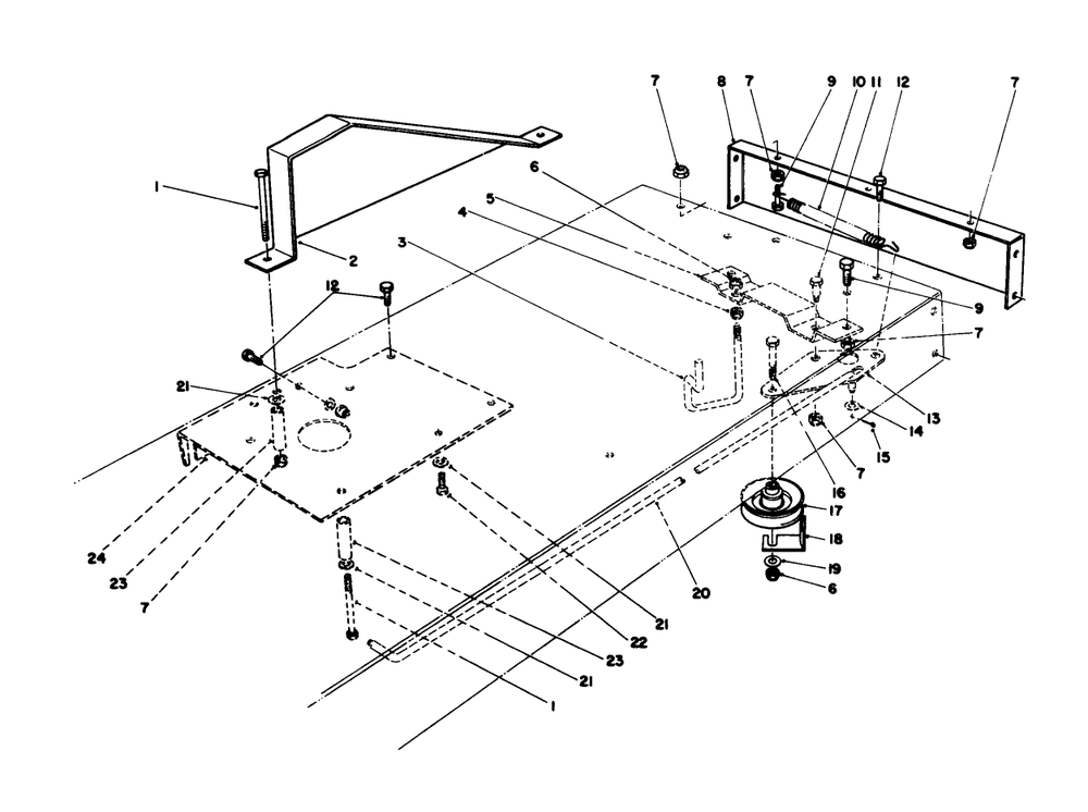 Traction Assembly Diagram and Parts List for 56145 8000001 - 8999999 Toro Lawn Tractor