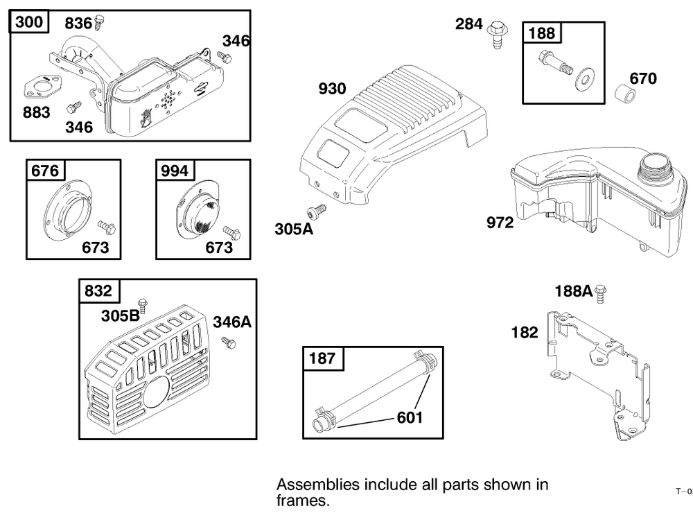 Engine Gts 200 Diagram and Parts List for 20824 9900001 - 9999999 Toro Lawn Mower