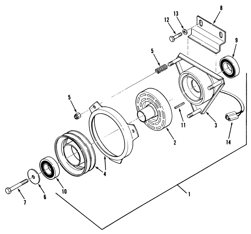 Pto Electric Clutch Diagram and Parts List for Z1-24OE03  Toro Lawn Tractor