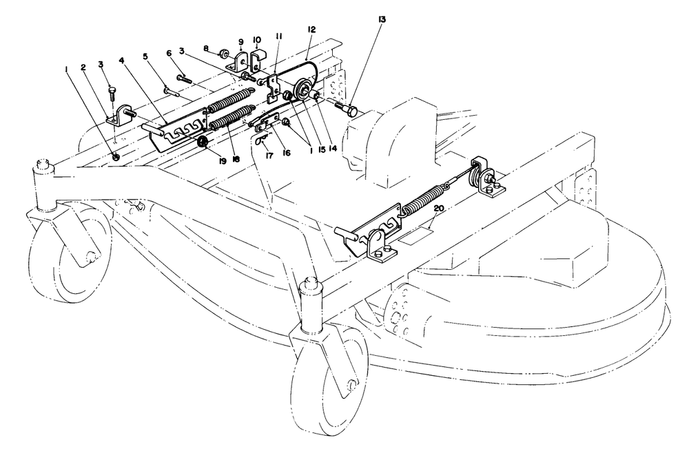 Flotation Kit Model No. 30759 (Optional) (For Cutting Units Model No. 30544 & 30753) Diagram and Parts List for 30754 7000001 - 7999999 Toro Lawn Tractor