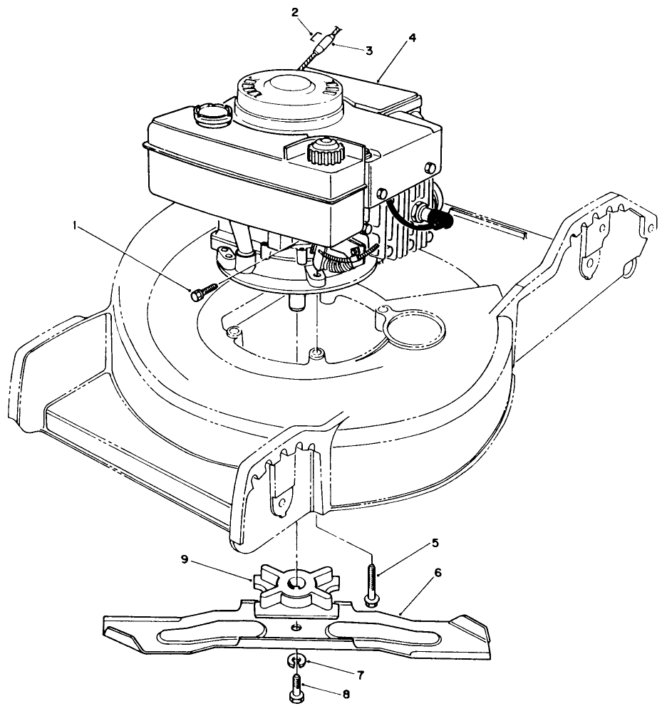 Engine Assembly Diagram and Parts List for 20586 9000001 - 9999999 Toro Lawn Mower
