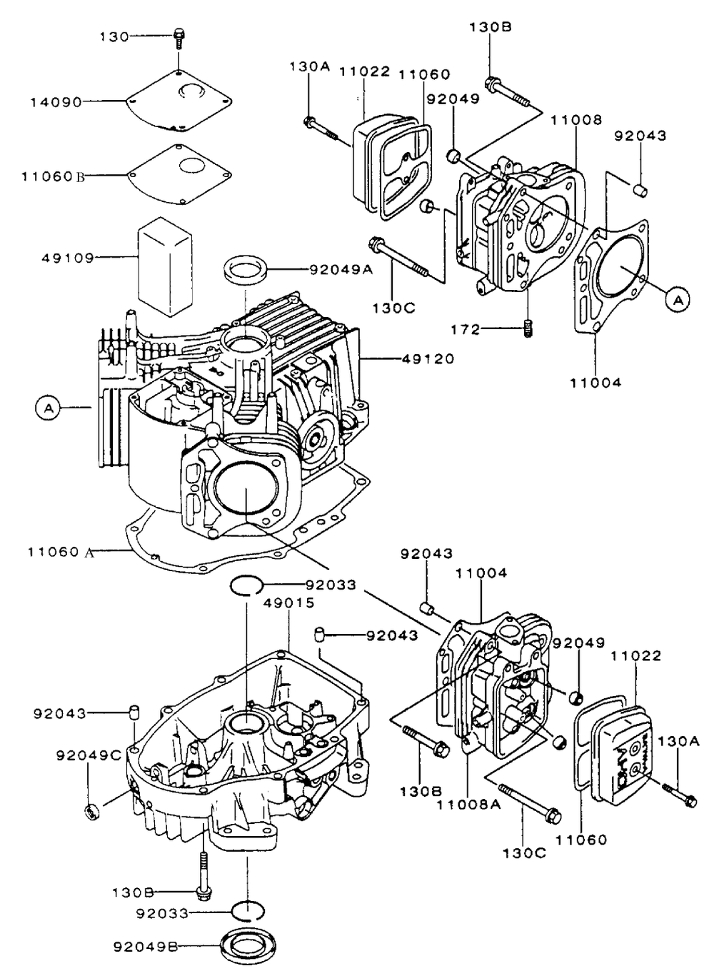 Frame And Deck Assembly Diagram and Parts List for 74228 (210000001-210999999)(2001) Toro Lawn Mower