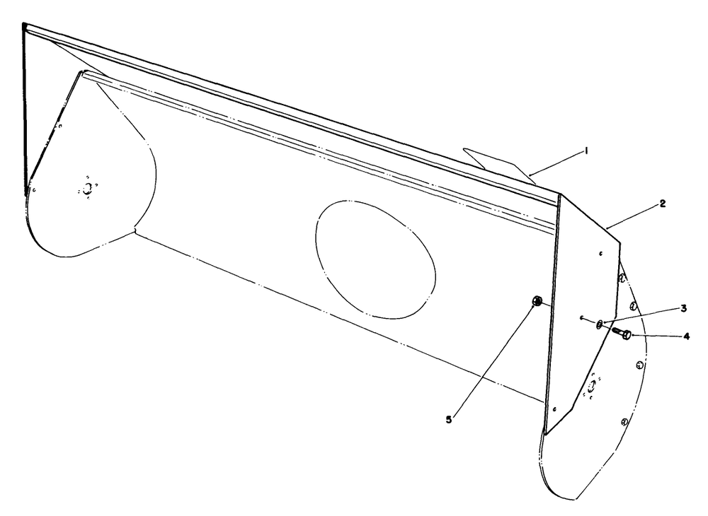 44" Auger Extension Kit Model No. 62-5780 (Optional) Diagram and Parts List for 30718 1000001 - 1999999 Toro Lawn Tractor
