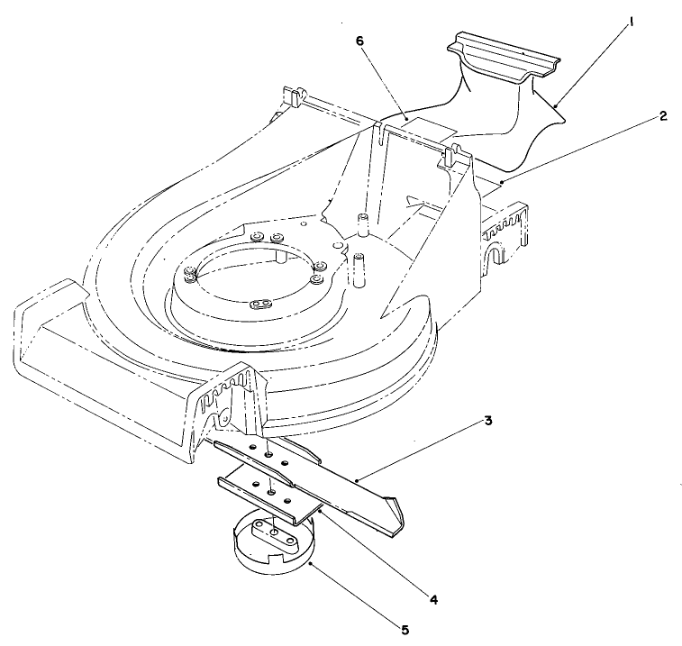 Mulching Kit Model No. 59181 Diagram and Parts List for 26620BG 2000001 - 2999999 Toro Lawn Mower