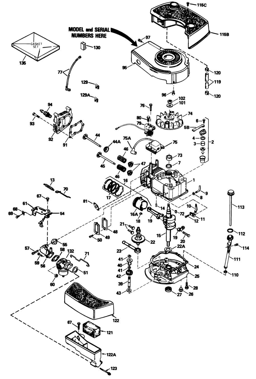 Engine Model No. Tnt 100-10104f Diagram and Parts List for 20574 9000001 - 9999999 Toro Lawn Mower