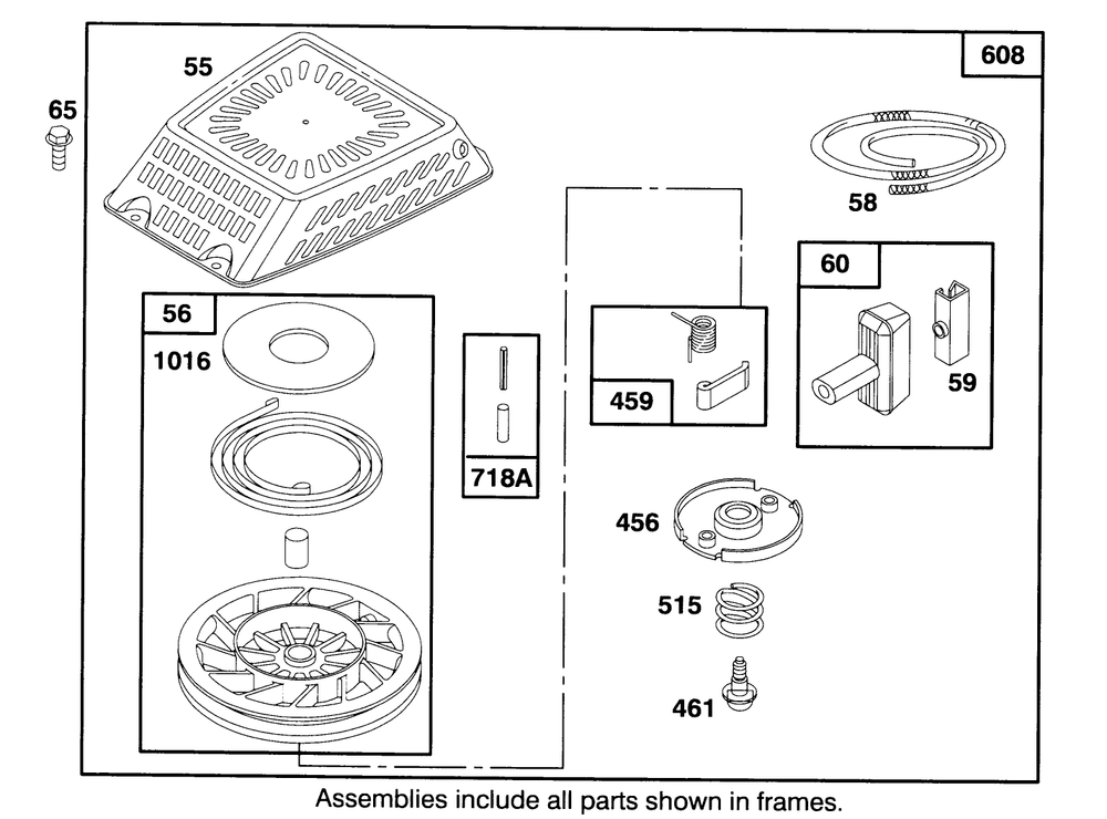 Engine Gts-150 Diagram and Parts List for 26635BC 4900001 - 4999999 Toro Lawn Mower